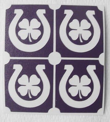 Amazon Com Temporary Glitter Tattoo 20 X Mini Stencil Horseshoe