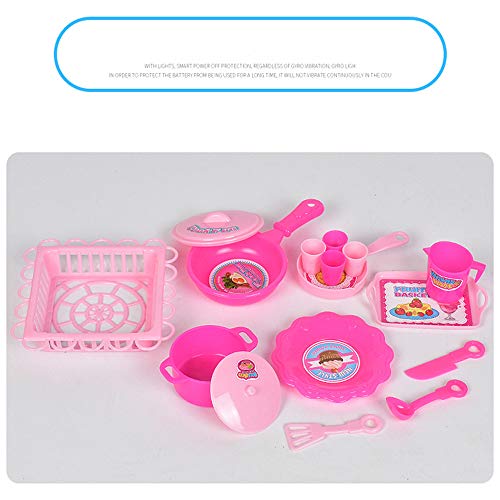 GRACEON Children's Toys Gift Set| Sound and Light DIY Deformation Combination Play Home Simulation Cabinet Combination Tableware|Not The Same Cosplay - Thumbnail 2