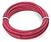 EWCS 6 Gauge Premium Extra Flexible Welding Cable 600 Volt - Red - 25 Feet - Made in The USA