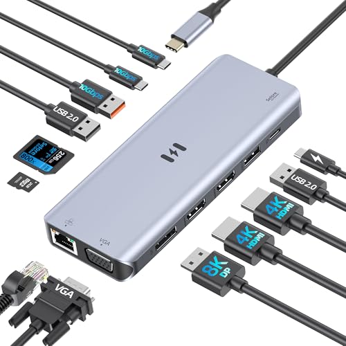 Selore&S-Global 13-in-1 Docking Station