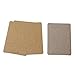Paper Jewelry Earrings Ear Studs Display Cards Rectangle Light Coffee 7cm(2 6/8