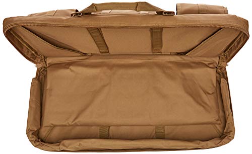 VISM by NcStar Deluxe Pistol and Subgun Gun Case with 3 Accessory Pockets, Tan, 28" L x 13" H - Thumbnail 5