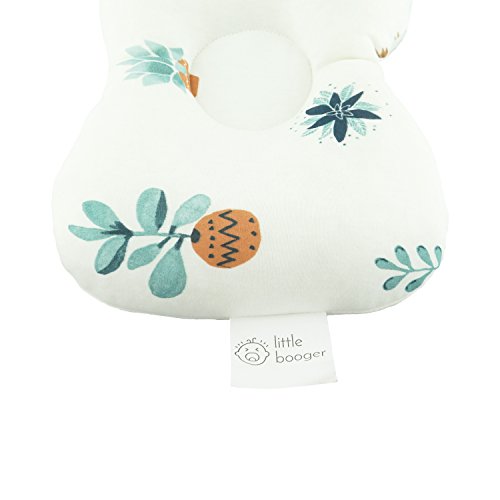 image for Little Booger Organic Head Shaping Nursing Baby Pillow For Newborn/Inf