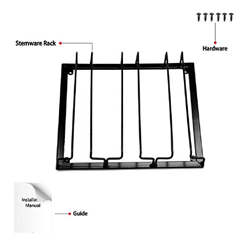 6 Wine+Glass+Rack+Stemware+Organizer