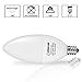 LOHAS E12 LED Candelabra Light Bulbs 6W 60 Watt Equivalent, Natural Light 4000K Chandelier Bulbs, 560 Lumen Decorative Chandelier Light Bulb, Ceiling Fan Light Bulbs, Not-dimmable, 6 Pack