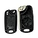 WFMJ for 2011 2012 Kia Forte Sportage Soul Replacement Keyless Flip Uncut Blade 3 Buttons Car Remote Key Shell Case Cover Fob