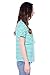 Bearsland Maternity Women's Striped Short Sleeves Maternity Nursing Top GreenWhite Size M
