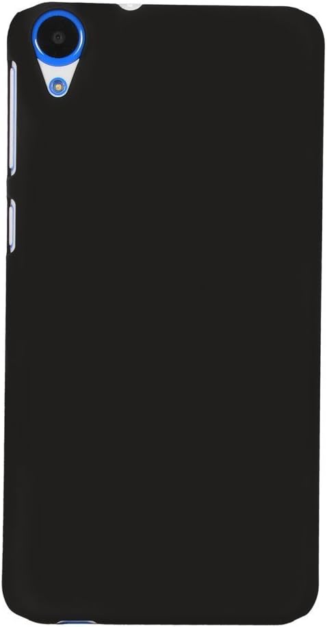 SDO(TM) Classy Matte Finish Rubberised Design Slim Hard Back Case Cover for HTC Desire 820 Dual Sim - Black
