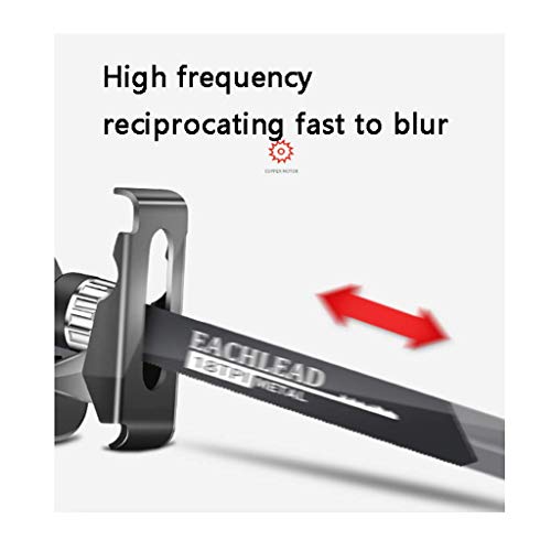 Stichsäge, Säbelsäge, Haushalt Industrial Grade Hochleistungslade Elektro-Säbelsäge, Geeignet for Außen Gefrorenes… – Bild 4