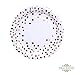 Ideal Parties Rose Gold Dot Disposable Paper Plates Napkins and Cups! Foil Design 50 Dinner Dessert Plates 50 Napkins and 50 Cups! for Bridal Baby Shower Wedding Anniversary Engagement Birthday!