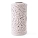 SUNTQ Macrame Cord 4-Strand Twisted (3mmx328feet) Cotton Rope for Handmade Plant Hanger, Wall Hanging Craft Making, Crafts, Knitting,Decorative Projects Color Cotton String (Olive Green, 3mm100m)