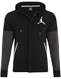 Nike Jordan Varsity Men's Hoodie, Grey Heather/Black/White, Large