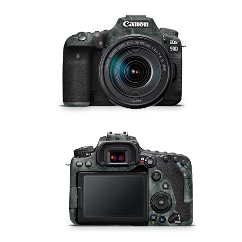 Glossy Glitter Camera Skin Compatible with Canon EOS 90D Camera (2019) - Green…