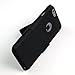 Sean Hard Protective Armor Carrying Case with Swivel Belt Clip for iPhone 6 4.7 Inch + 1 Pcs S-smile Stylus (Black)