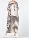 Mordenmiss Women's Cotton Linen Dress Stripes Plus Size Dresses Style 2-L-Gray