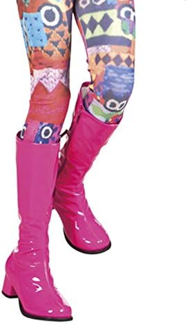 pink knee boots