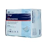 Wings Choice Plus Quilted Brief, Large, Heavy Absorbency, 66034 - Case of 72