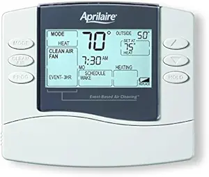 Aprilaire 8476 Thermostat, Programmable Dual Powered Universal Thermostat