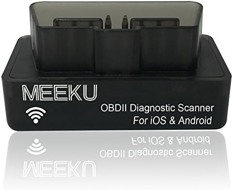 MEEKU OBD II Diagnostic &amp; Test Tools for Android Devices (V1.5 for iOS &amp; Android)Car Diagnostic Scanner,Check Engine Light,Read &amp;Clear Diagnostic Trouble Codes