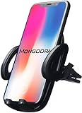 2018 Mongoora Air Vent Car Phone Mount for any Cell Phone. Phone Holder for Car. One Touch Car Mount. Universal Car Phone Holder.