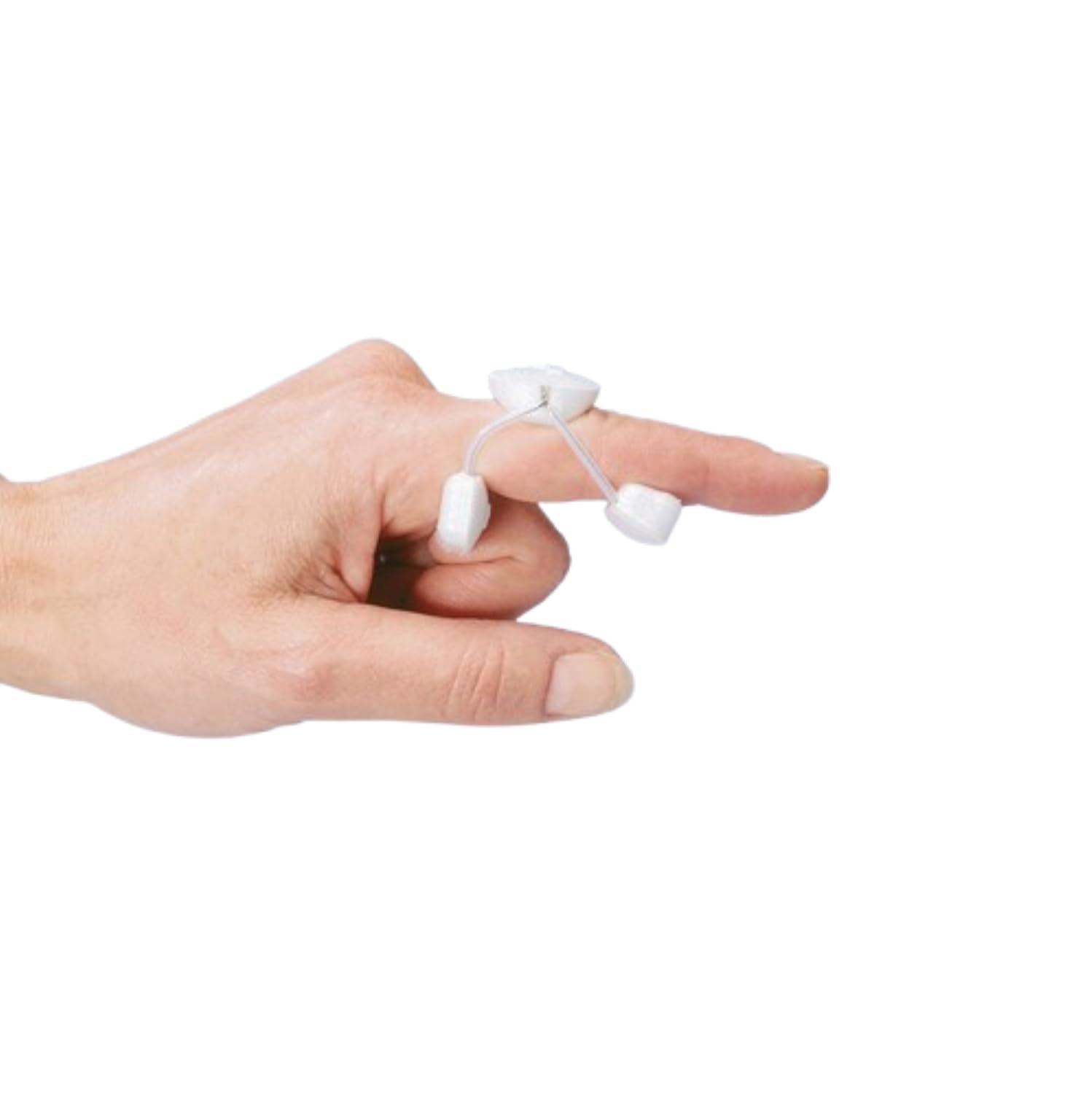 Photo 1 of Rolyan Sof-Stretch Extension Splint, Medium, White, Finger Brace & Knuckle Immobilization Device, Recovery & Rehabilitation Aid for Edema, Joint Extension & Contractures, Support for Injured Fingers