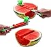 Watermelon Slicer Windmill Cutter Stainless Steel - with Watermelon/Melon Baller Scoop Extra - Professional Restaurant Chef Kitchen Gadgets and Cutting Tool