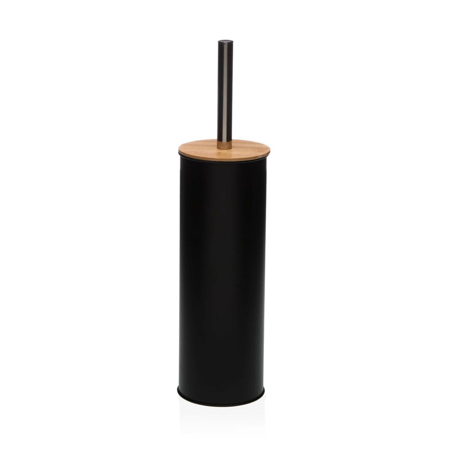 Versa Toilet Brush Black Metal 9.5 x 38 x 9.5 cm