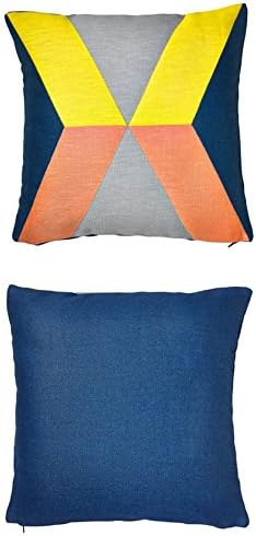 Ikea ps Yellow, gray, blue, pink  Cushion Cover 20 x 20 -- Sleeve Only