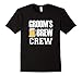 Mens Groom's Brew Crew Funny Groomsmen Bachelor Party Shirt Medium Black