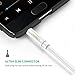 UGREEN Audio Jack Y Aux Extension 20 cm Stereo Audio Cable Splitter 3.5 mm Headphone Extension for Mobile Phones, White