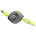 Retractable Lightning Cable, FLOVEME 2 in 1 Extension 3.3ft Flexible Charging Data Sync Micro USB Charger Cord for iPad iPhone X 8 7 6 6s 5 5s SE Samsung S6 S7 Edge S8 Plus Note 5 LG HTC, Green