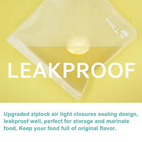 Reusable Gallon Storage Bags - LEAKPROOF Ziplock Gallon Freezer Bags for Marinate Meats, Snack, Sand - //coolthings.us