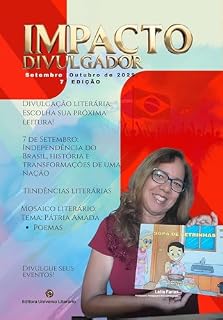 Livro Revista Impacto Literário 7ª Edição Inspiração, Escrita Criativa e Histórias que Marcam