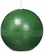Zest Candle 6-Piece Ball Candles, 3-Inch, Hunter Green