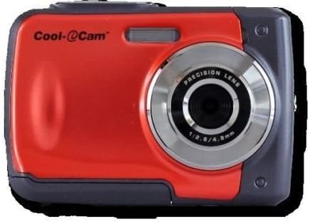 ION Cool-iCam 8MP S1000 Waterproof Digital Camera 2.4" Screen RED