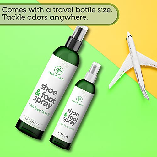 Bare Plants Shoe Deodorizer Smell Eliminator Foot Spray Odor