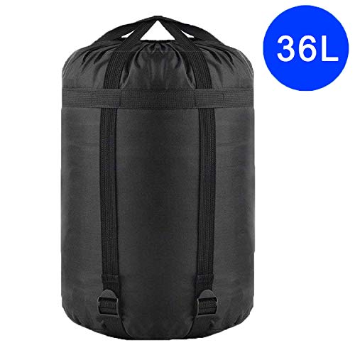 TINANA Compression Stuff Sack, Waterproof Sleeping Bags Storage Stuff Sack Organizer, Great for Backpacking and Camping Hiking - Thumbnail 7