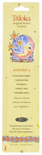 Assortment #3 - Triloka Original Herbal Incense Sticks