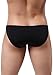 Adorneve Men Briefs Breathable Ice Silk Triangle Bikinis 4-packs Black