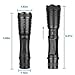 iVict LED Tactical USB Rechargable Flashlight,Super Bright 1800 Lumens Handheld Portable Zoomable Waterproof Flashlight,5 Light Modes for Camping and Hiking