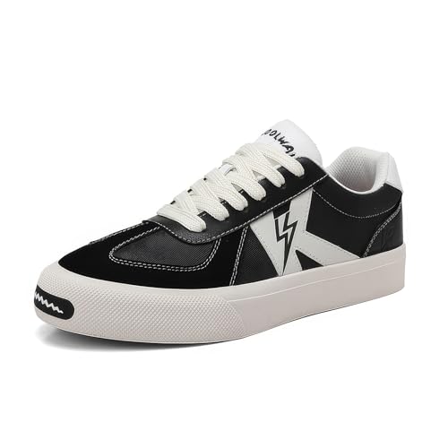 Sneakers for Men Women Skate Shoes Casual Walking Tennis Shoes Pine Black 9 at Amazon