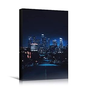 signwin Canvas Wall Art Building Cityscape Cityscape Colorful...