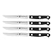 ZWILLING Gourmet 4-Piece Razor-Sharp German Steak Knife Set, Made in Company-Owned German Factory with Special Formula Steel perfected for almost 300 Years, Dishwasher Safe