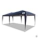 Goutime Pop Up Canopy Tent with Sidewalls, Large Backyard Tents for Parties 10x20,Commercial Heavy Duty Gazebo for Outdoor Christmas Party Events,Blue