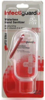 Infectiguard Hand Sanitizer with Moist Waterless 1.8 oz. Clip (Case of 6)