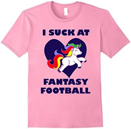 Mens I Suck At Fantasy Football (Dark) 3XL Pink