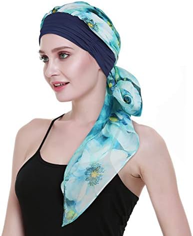 Chemo Headwear Turbans for Women Long Hair Head Scarf Headwraps