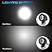 WEISIJI Led Flood Driving Lights,10W Mini Round Tail Cree Fog Lamp for Bicycle Motorcycle(2pcs 10w Flood)