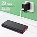 Small Portable Charger for iPhone 5200mAh, Compact 20W PD Fast Charging Power Bank, LCD Display Battery Pack Portable Phone Charger Compatible with iPhone 14 Pro Max/14/13/12/11/XR/X/(Off Orange)