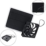 Oliwui Solar Panel Powered Fan Mini Ventilator for